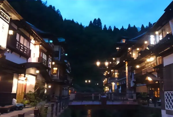 銀山温泉　足湯「和楽足湯」の写真・動画_image_114669