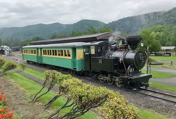 北海道遺産 森林鉄道蒸気機関車 雨宮２１号