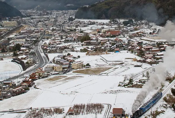 津和野赤瓦の風景