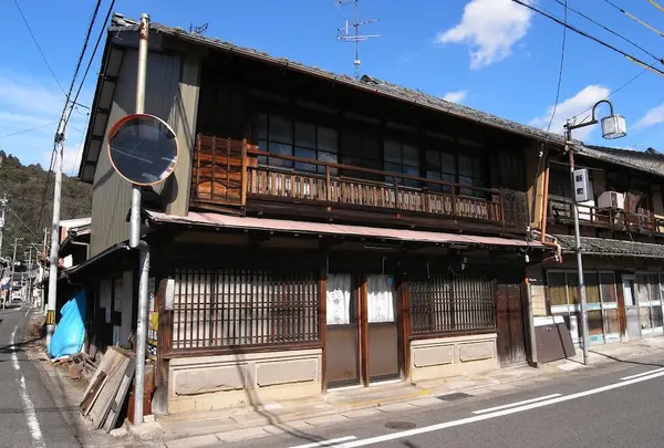 関市内の古い町並み