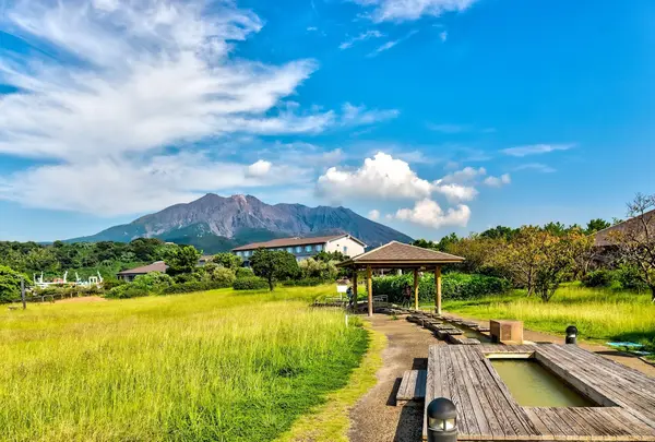 桜島溶岩なぎさ公園＆足湯