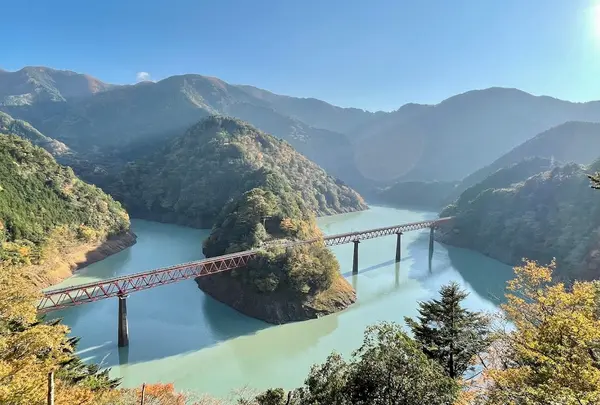 奥大井湖上駅展望所