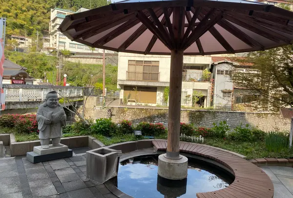 夢千代館 足湯「アオギリの湯」
