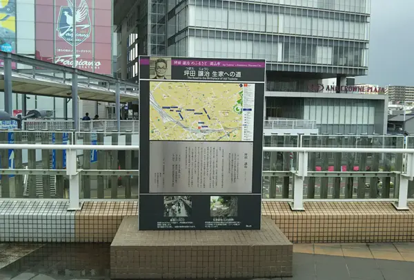 坪田譲治 生家案内板