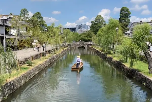 くらしき川舟流し