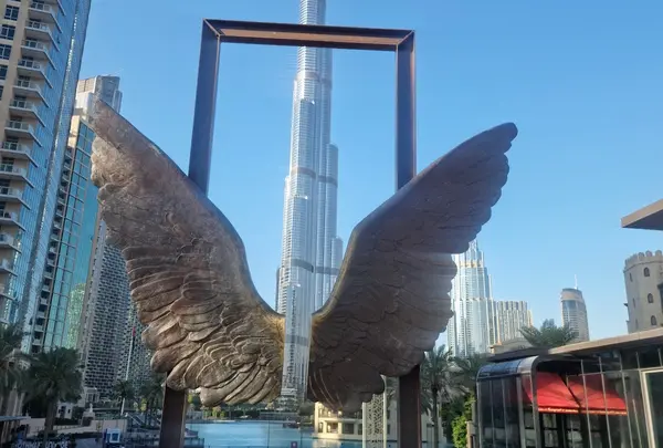 Wings of Mexico Statue