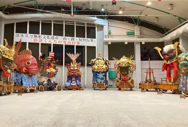 曳山展示場(唐津市ふるさと会館アルピノ内)