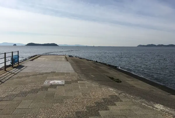 竹島遊歩道東の終点