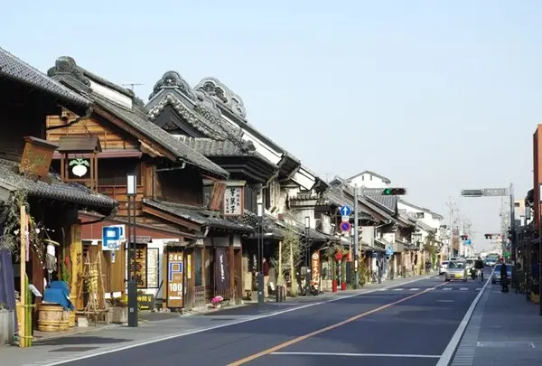 小江戸川越一番街商店街 蔵造りの町並み
