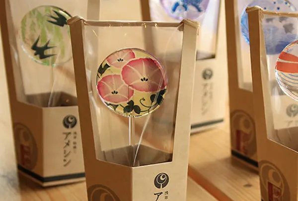 浅草　飴細工アメシン