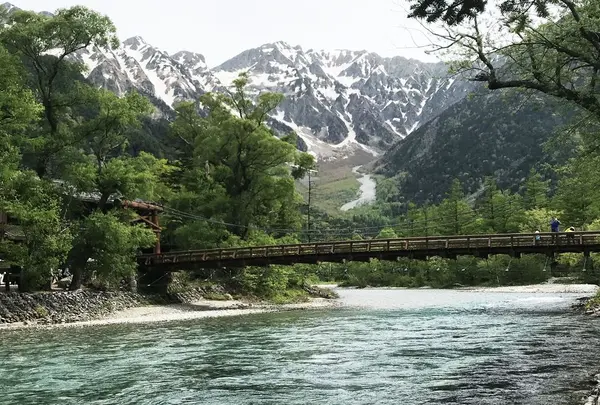 上高地  朝の散歩