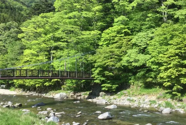 紅の吊橋