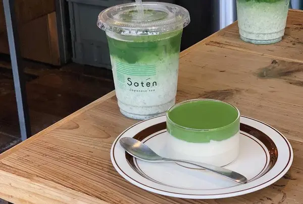 Satén japanese tea