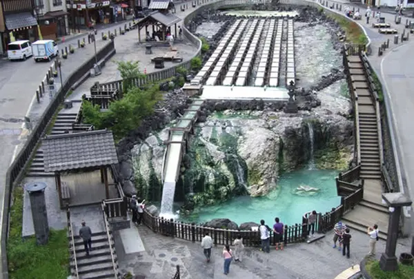草津温泉 湯畑