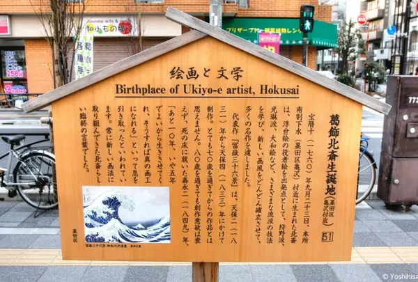 葛飾北斎生誕地