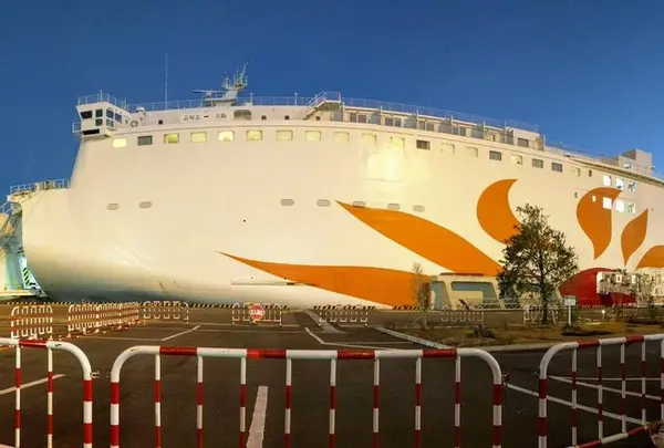 さんふらわあ志布志（鹿児島）行のりば