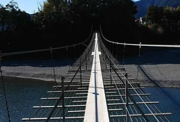 塩郷の吊橋（久野脇橋・恋金橋）