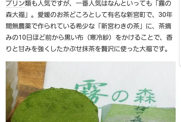 霧の森菓子工房松山店