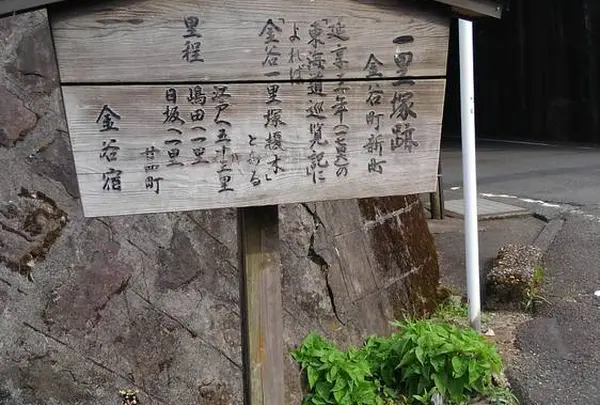 金谷宿柏屋本陣跡