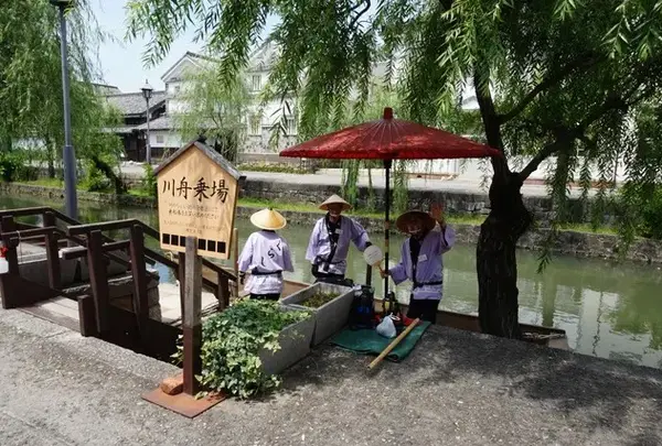 くらしき川舟流し