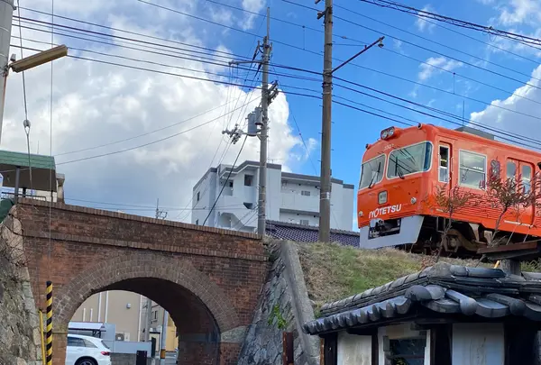 伊予鉄道煉瓦橋の写真・動画_image_865048