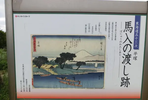 平塚宿　　馬入の渡し跡
