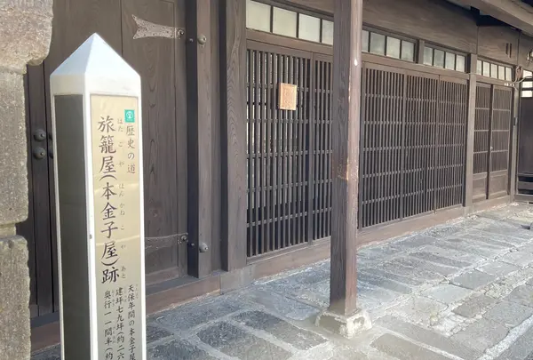 旅籠屋（本金子屋）跡