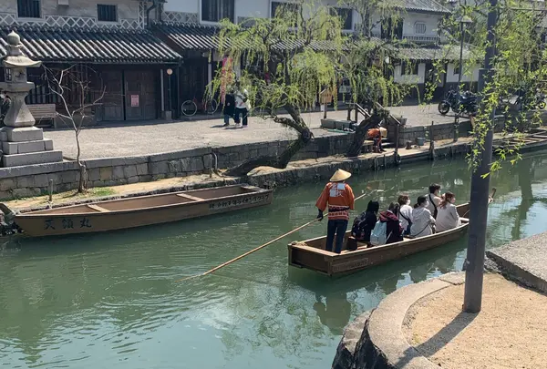 くらしき川舟流し