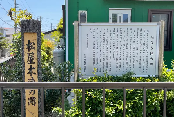 松屋本陣跡
