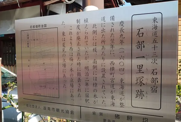 石部一里塚跡