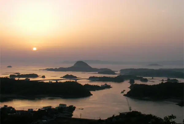 日本の夕陽百選（高舞登山）