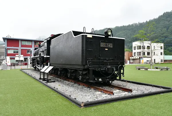 水上駅SL転車台広場