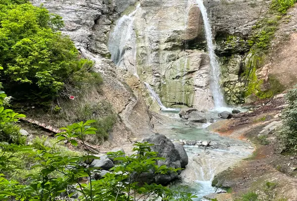 川原毛大湯滝「温泉滝」の写真・動画_image_936456