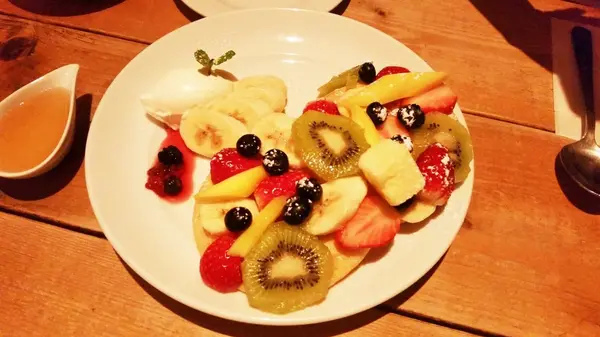 豆乳を使用したパンケーキ