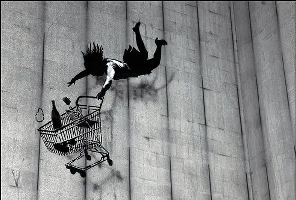 Falling Shopper