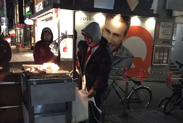 ホットドック路上