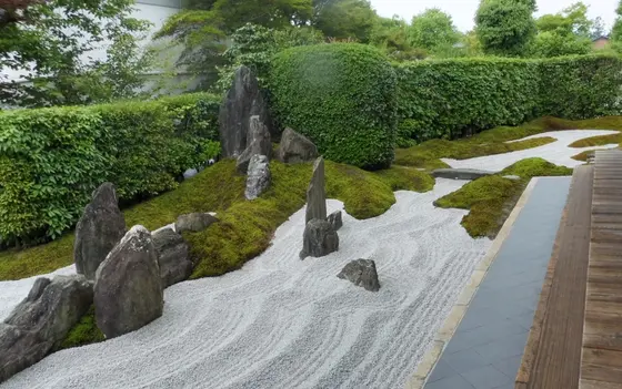 勢いを感じる”独坐庭”