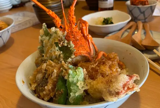 伊勢海老天丼 [数量限定]