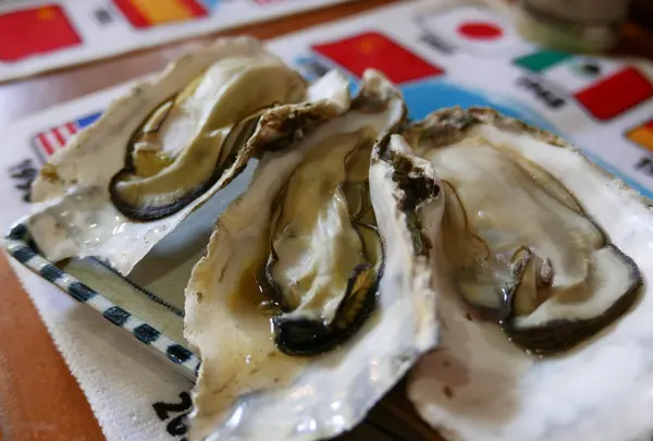 蒸し牡蠣が美味しかったお店