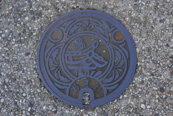 美濃市のマンホール