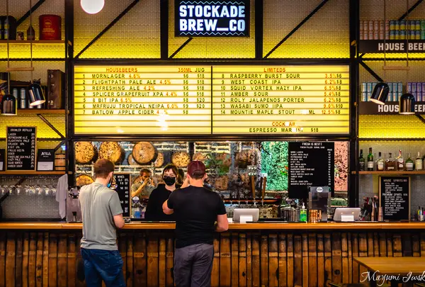 Stockade Brew Co Barrel room