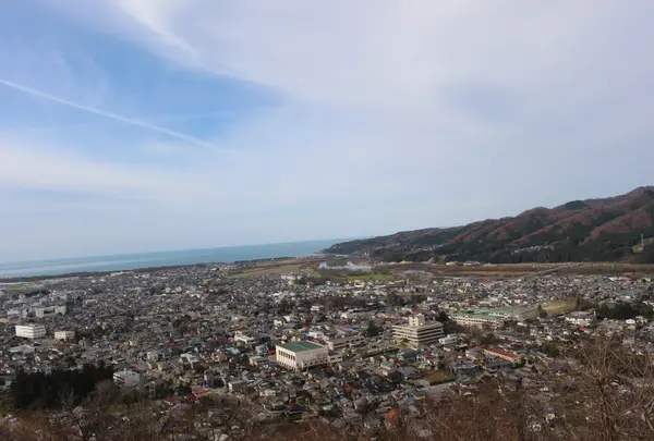 臥牛山・村上城入り口・登山口
