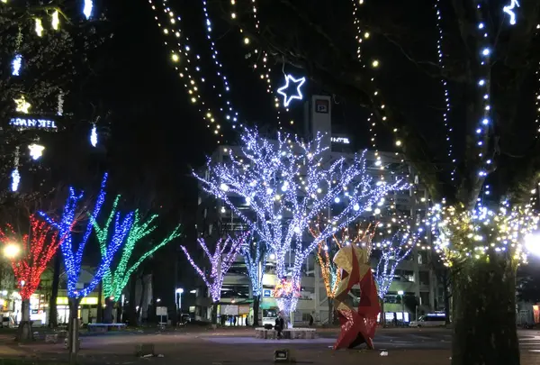 池田公園のイルミ