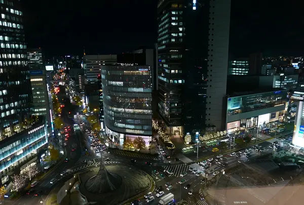 名古屋駅前路面のイルミネーション