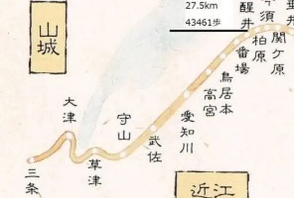 中山道を東へ