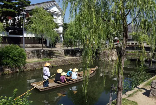 くらしき川舟流し