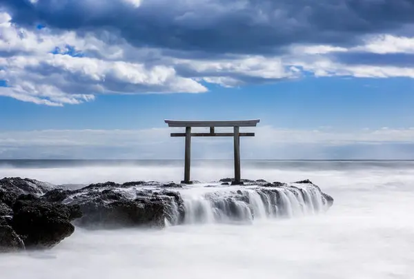 大洗磯前神社 神磯の鳥居