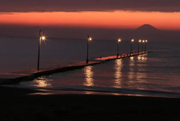 原岡海岸 岡本桟橋