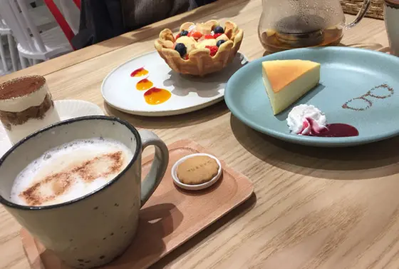 美味しいスイーツも♡