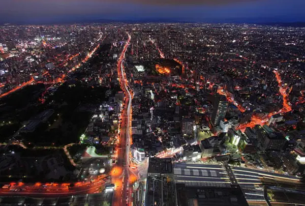 【夜景】ハルカス300 展望台